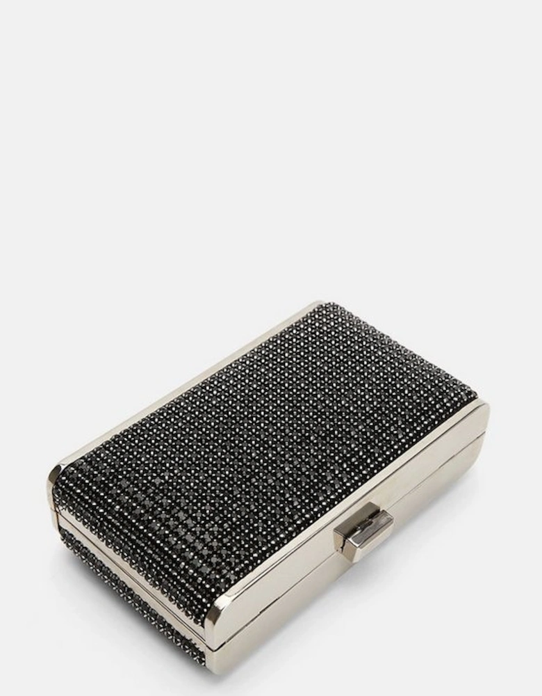 Embellished Box Clutch