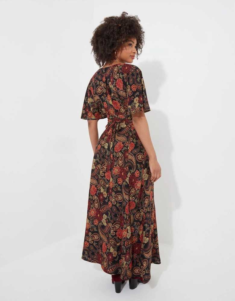 Autumn Colours Dress - Brown