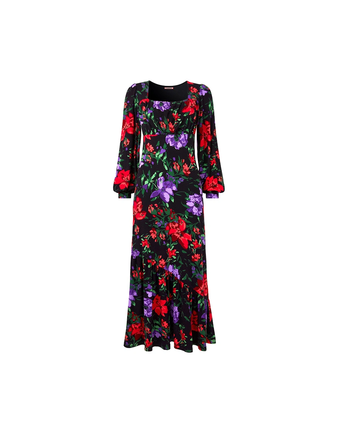 Shona Floral Print Midaxi Dress - Multi