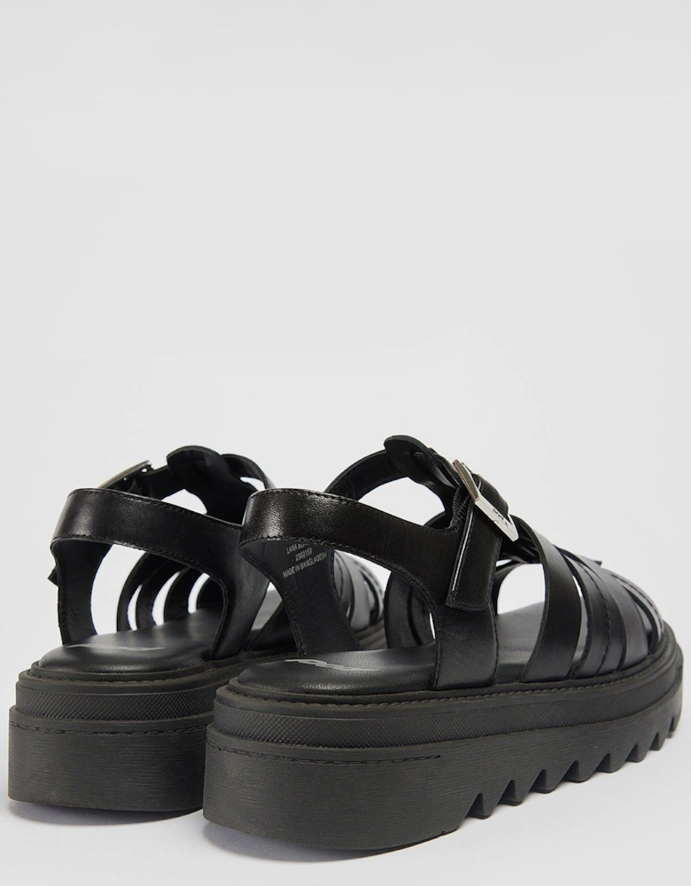 Lara Black Sandal