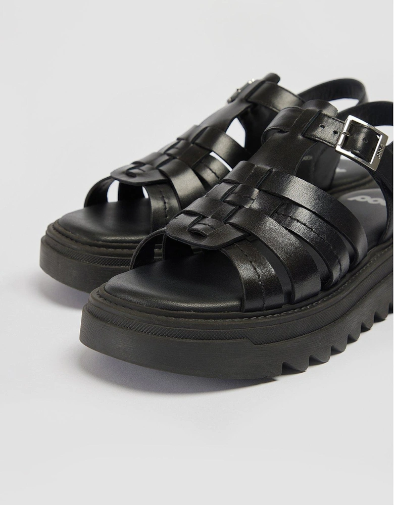 Lara Black Sandal