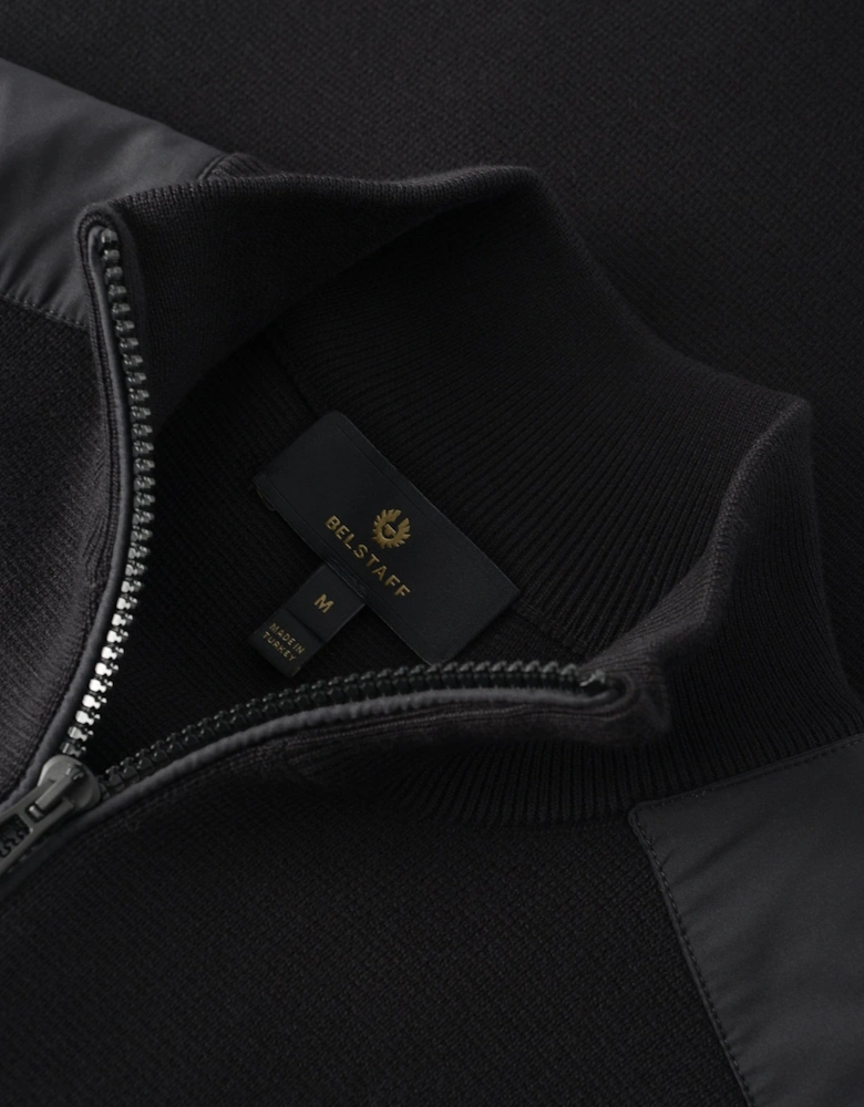 Vertex Zip Cardigan Black