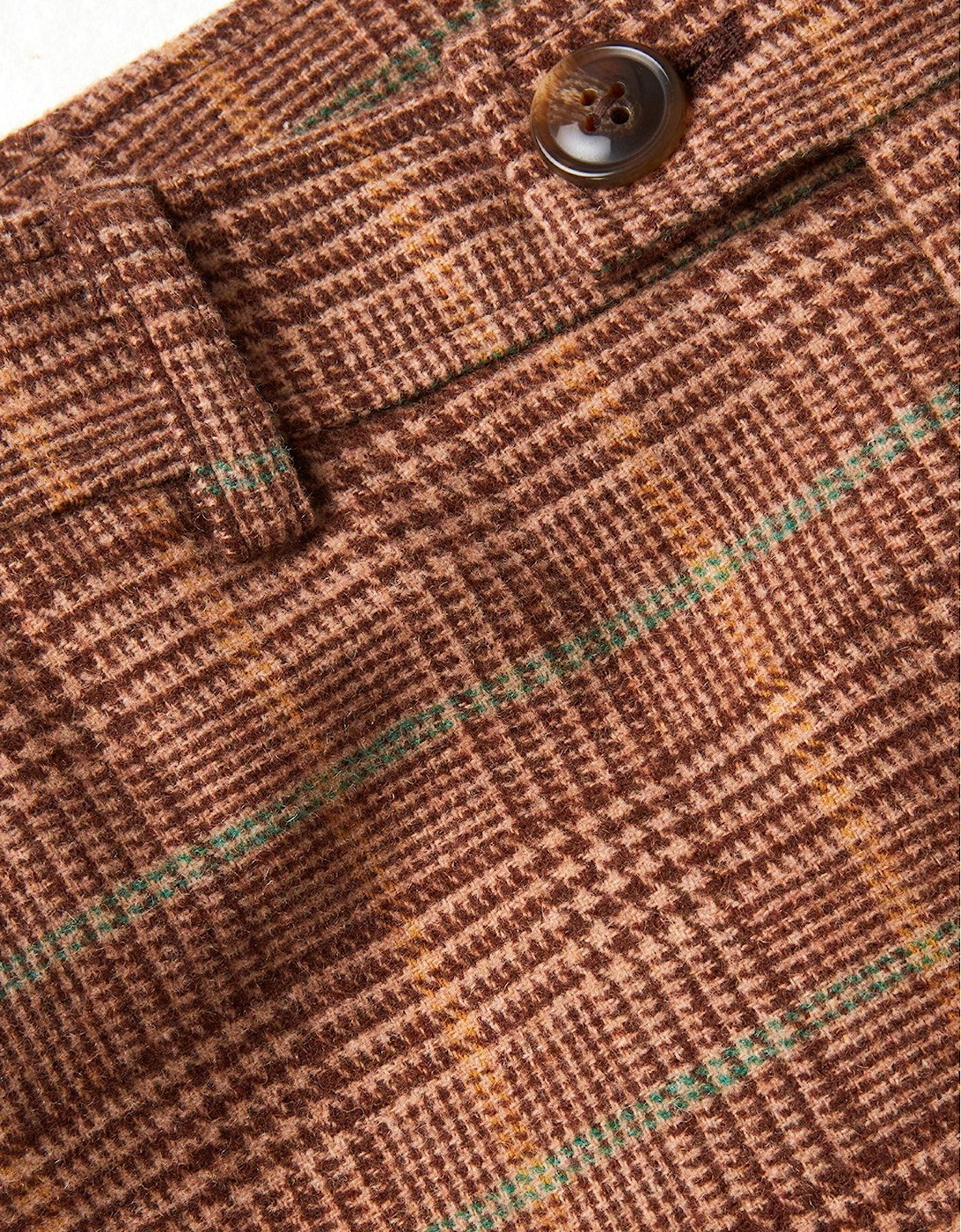 Heritage Check Trousers - Brown