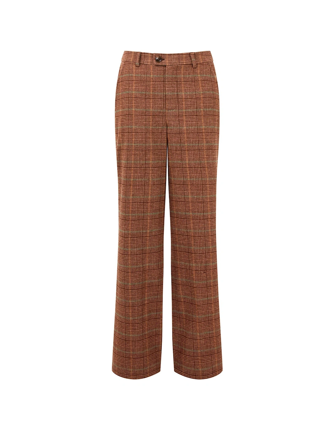 Heritage Check Trousers - Brown