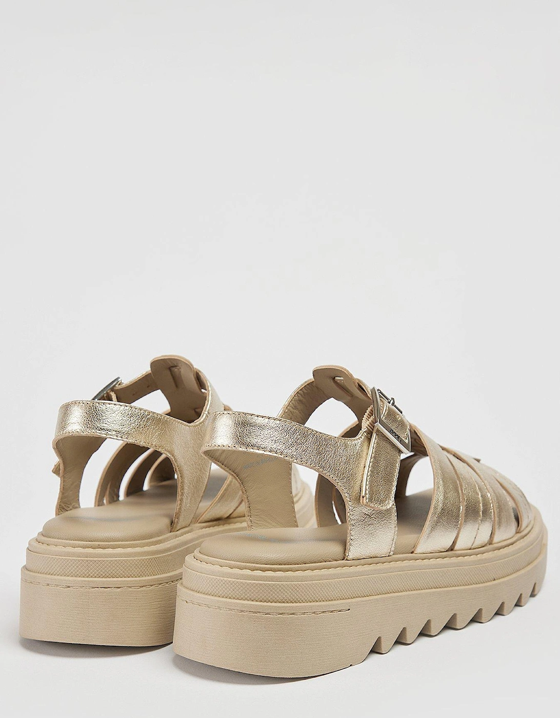 Lara Metallic Sandal - Silver