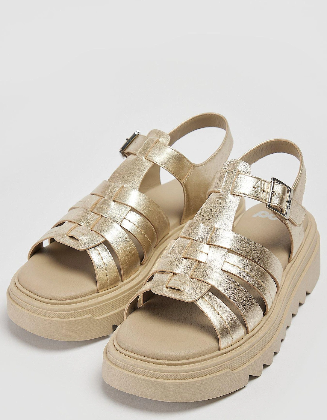 Lara Metallic Sandal - Silver