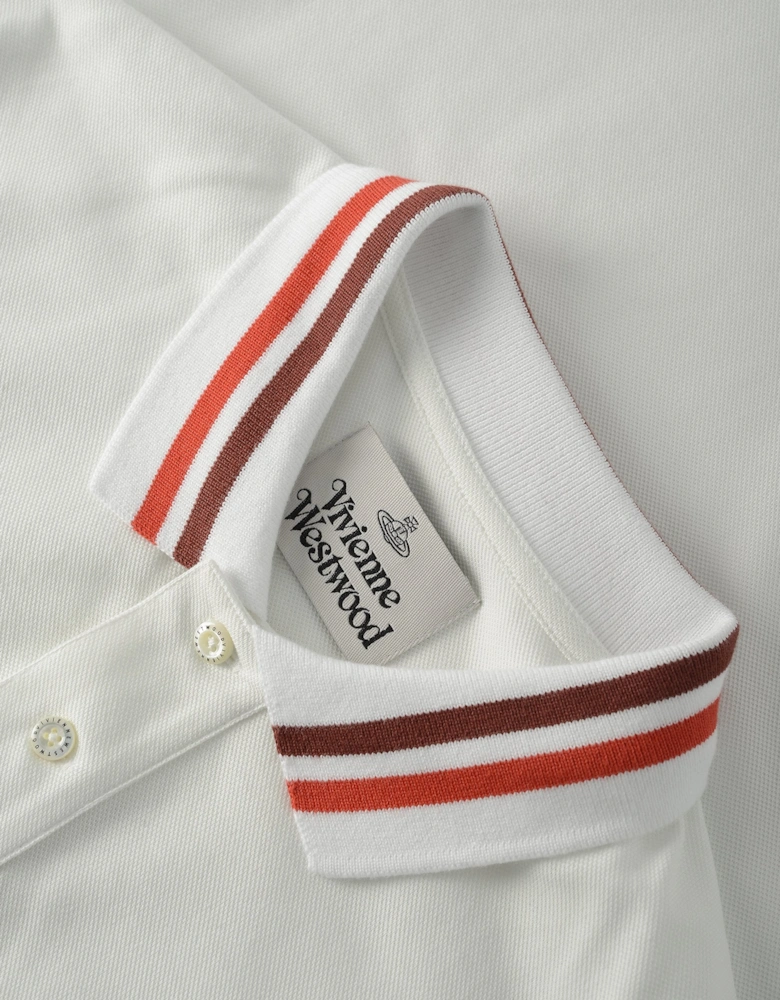 Classic Orb Polo Shirt White