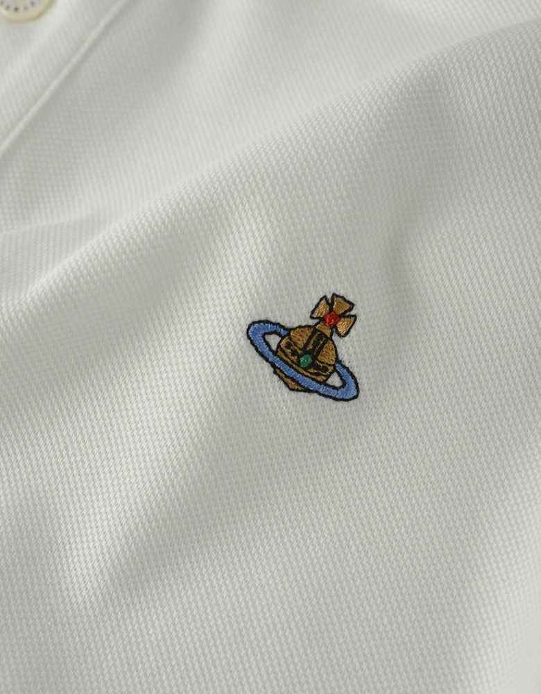 Classic Orb Polo Shirt White