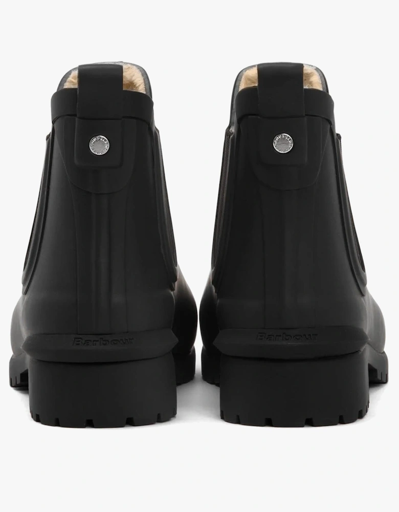 KIRKTON Womens Warm Lined Wellies Black