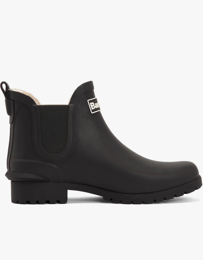 KIRKTON Womens Warm Lined Wellies Black