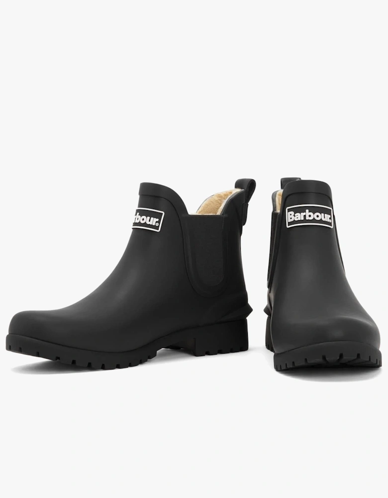 KIRKTON Womens Warm Lined Wellies Black