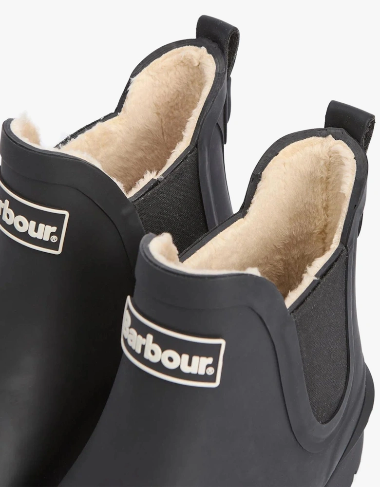 KIRKTON Womens Warm Lined Wellies Black