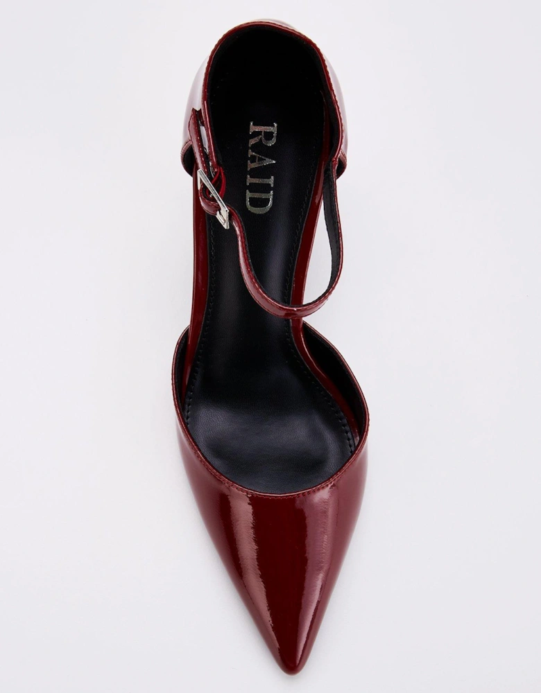 Sake Heeled Shoes - Burgundy - Dark Red