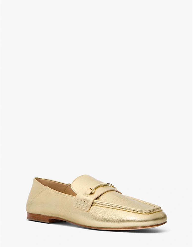 Lena Metallic Leather Loafer