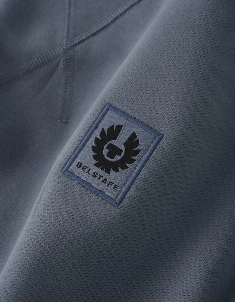 Patch Logo Sweatshirt Blue