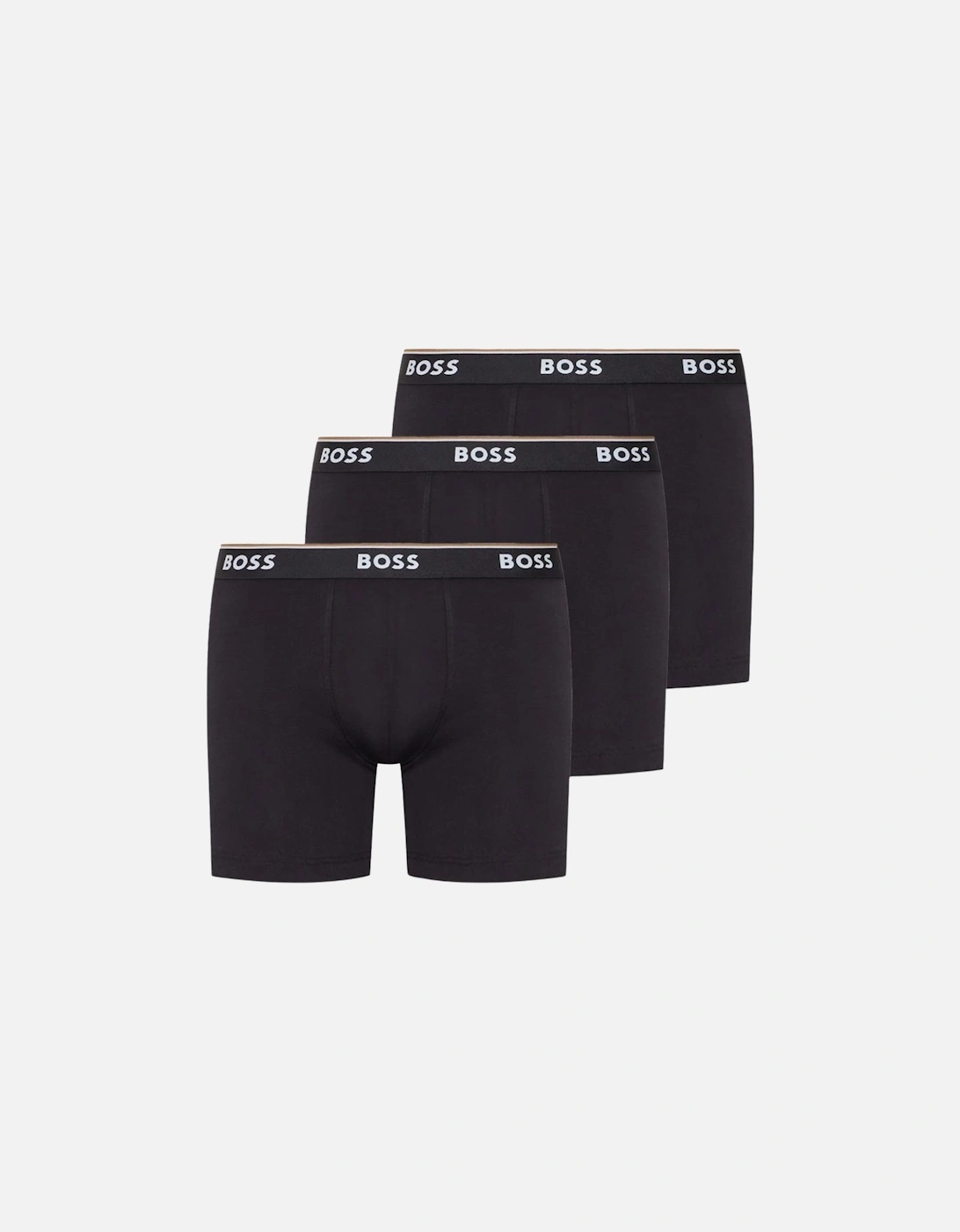 3-Pack Power Logo Long Boxer Briefs, Black, 6 of 5