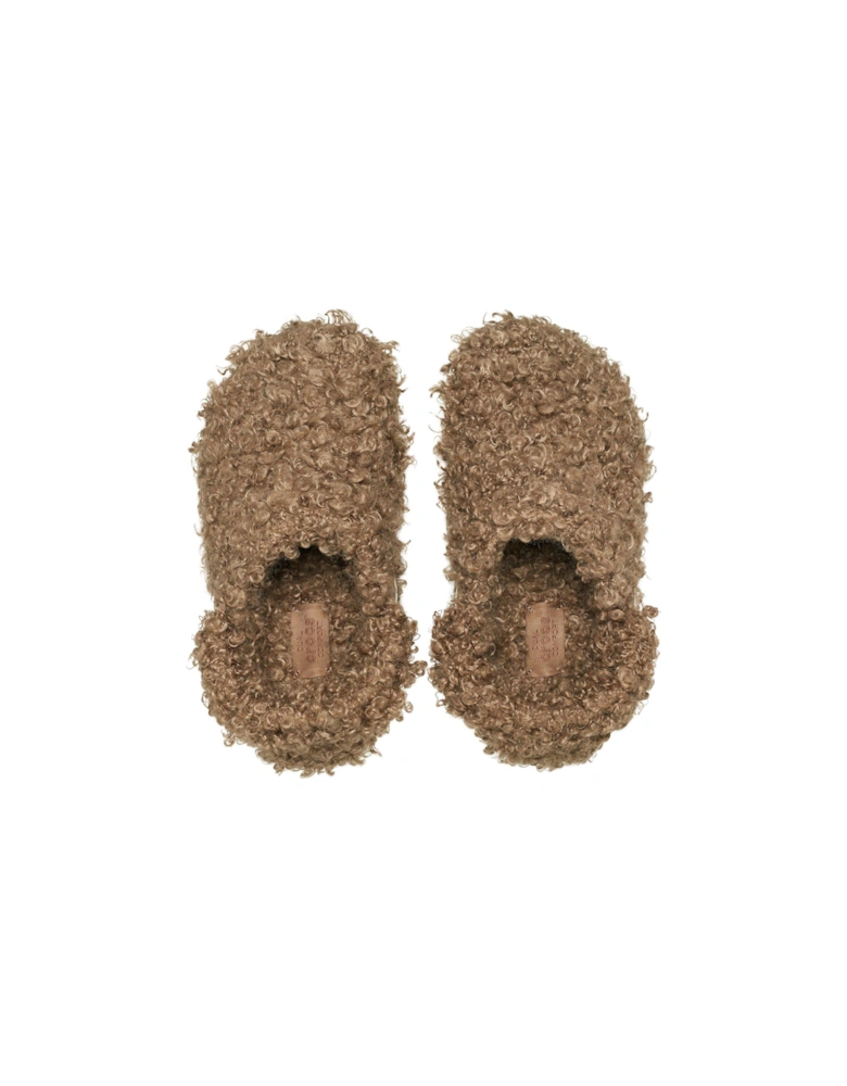 Kids Classic Doodle Fur Lined Clog - Brown