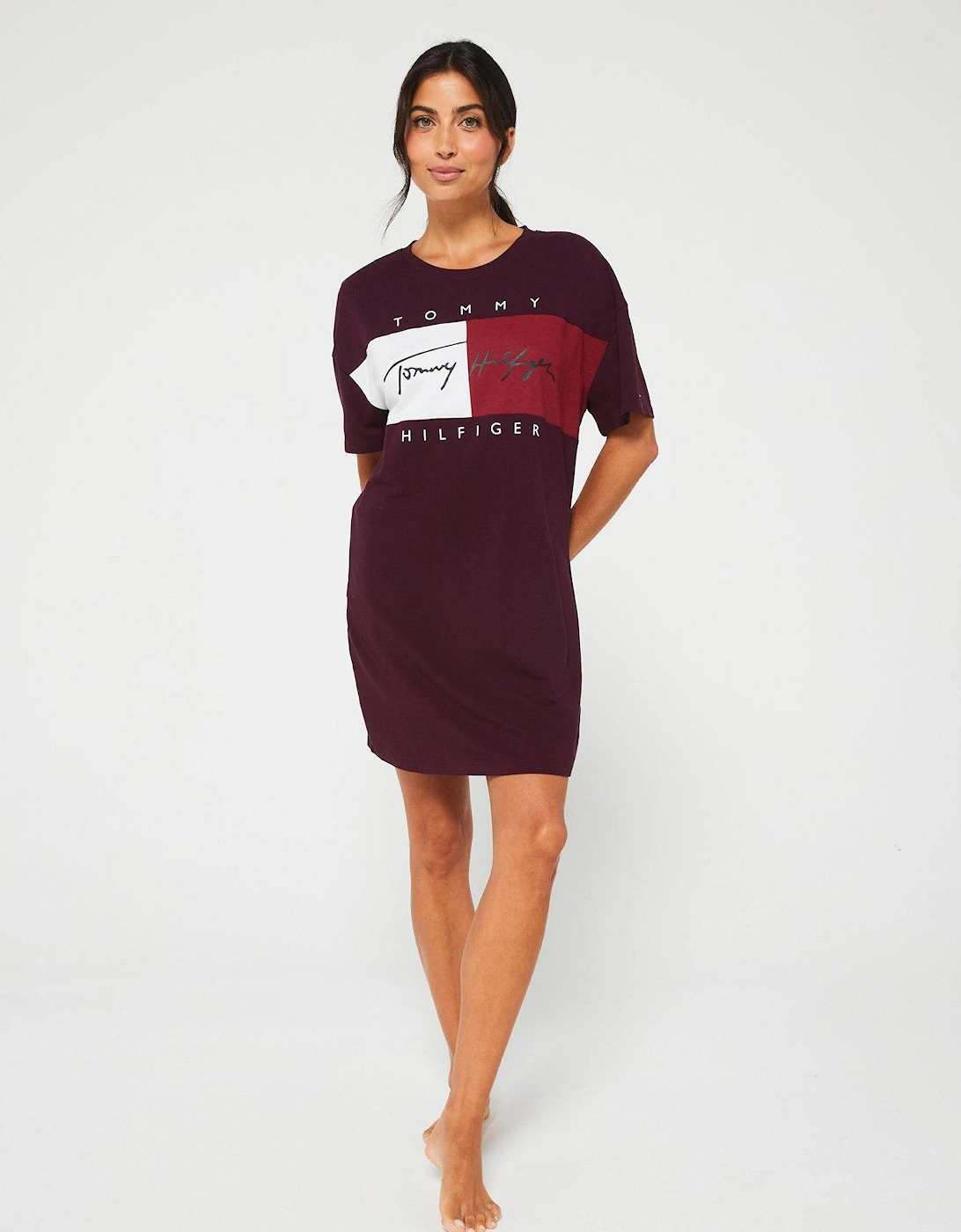 T-shirt Logo Nightdress - Red