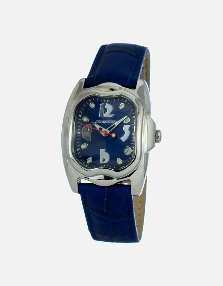 Quartz Analog Watch with Date Function Women - Blue Watches