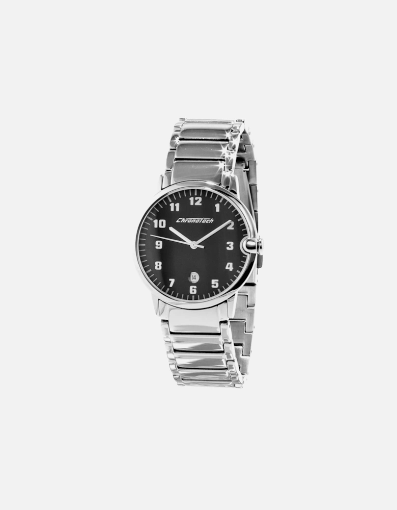 Steel Case Quartz Analog Watch with Mineral Glass Women - Silver