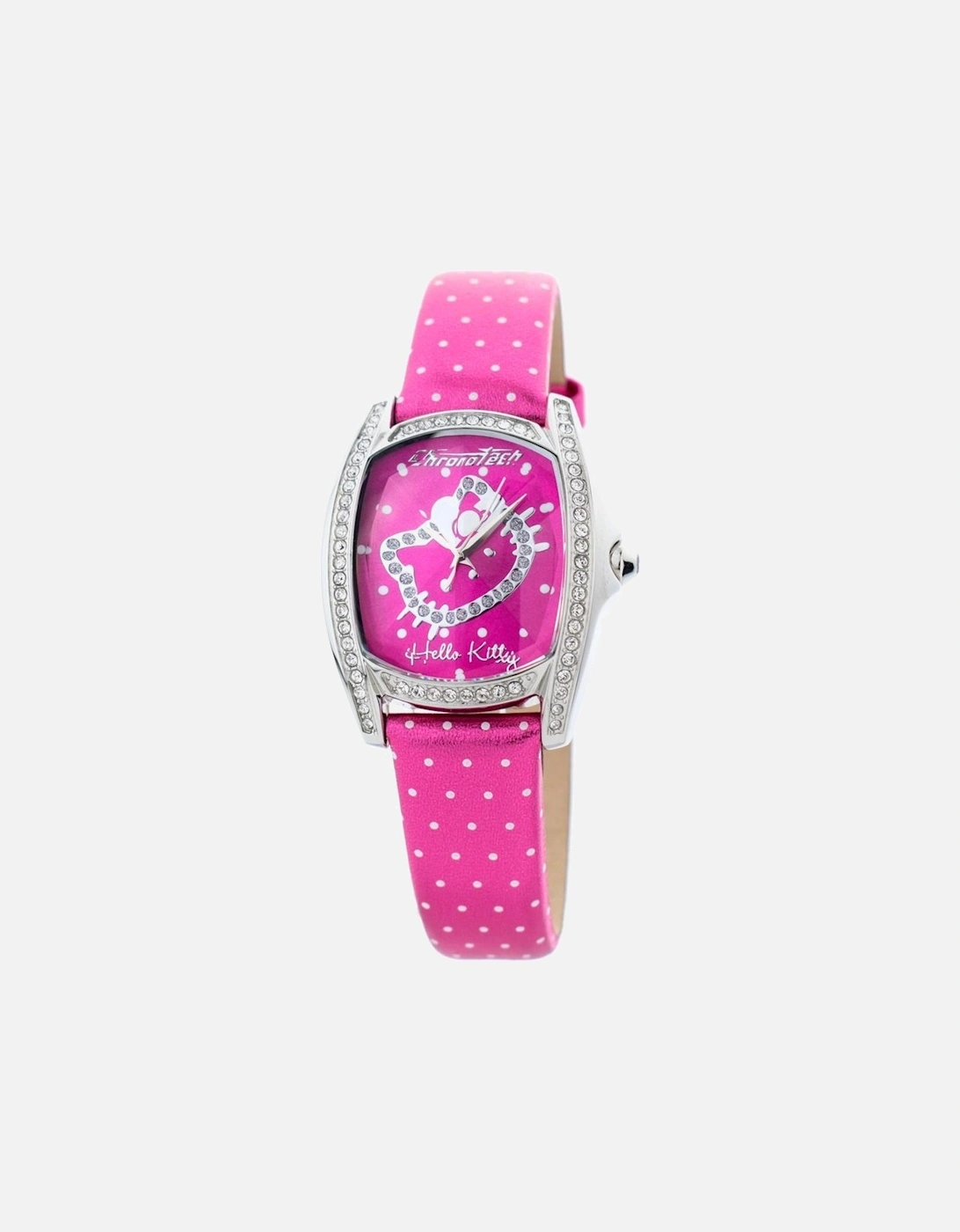 Quartz Analog Steel Case Leather Bracelet Watch Women - Multicolor, 3 of 2