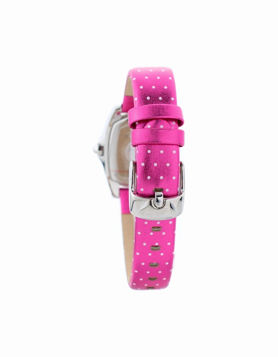 Quartz Analog Steel Case Leather Bracelet Watch Women - Multicolor
