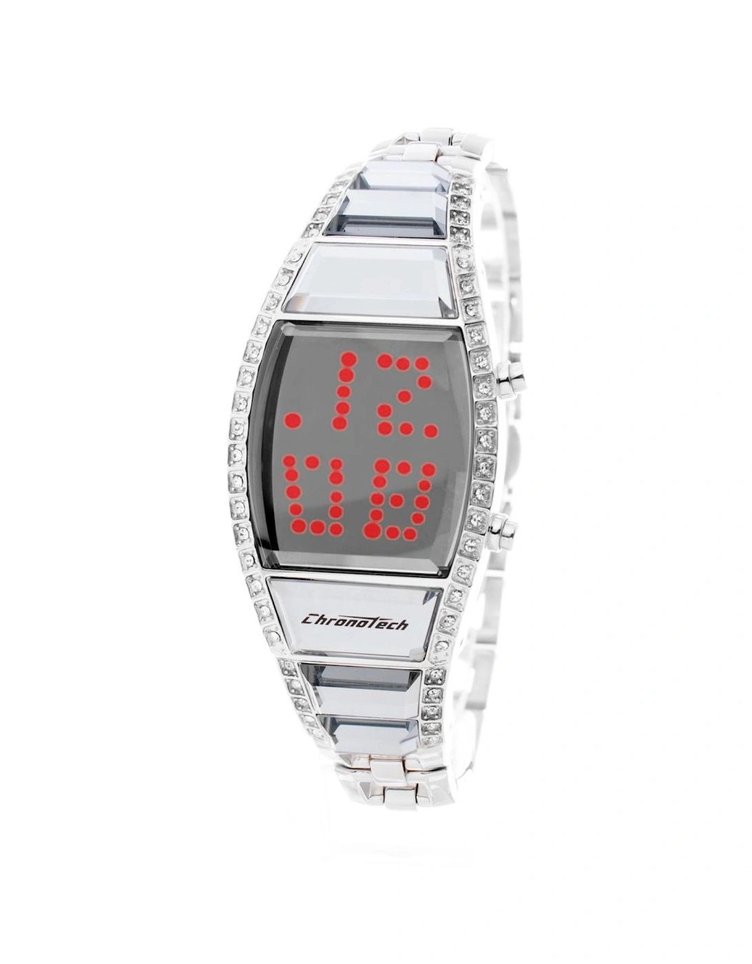 Quartz Digital Steel Case Sport Watch Women - Silver Watches, 3 of 2