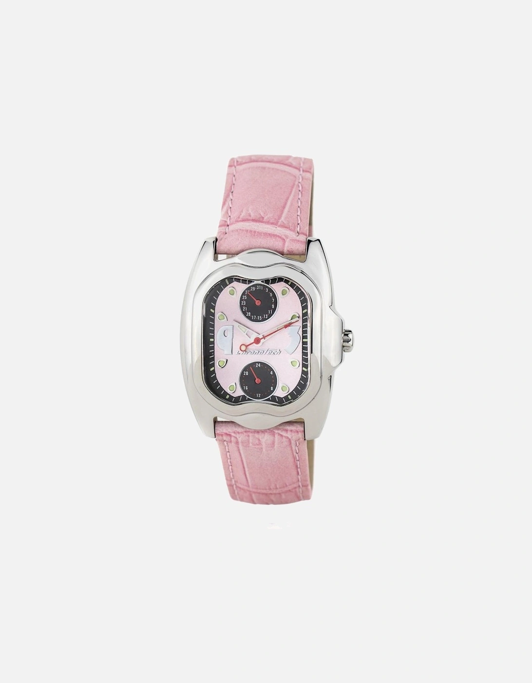 Stainless Steel Case Quartz Analog Watch with Leather Bracelet Women -, 3 of 2