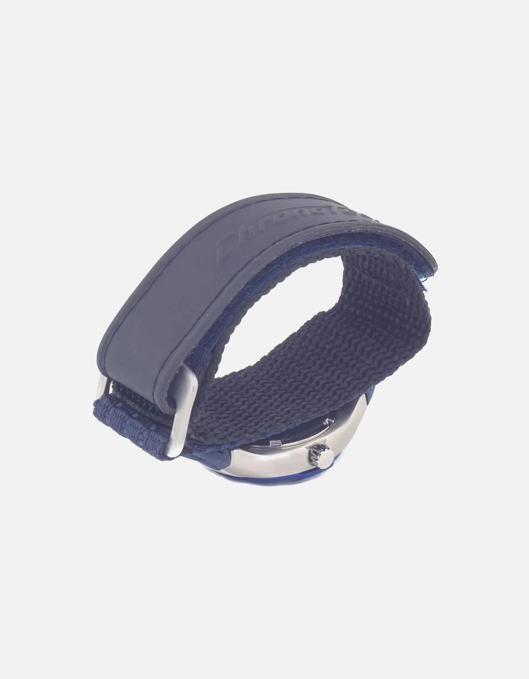 Quartz Analog Steel Case Textile Bracelet Watch Women - Blue Watches