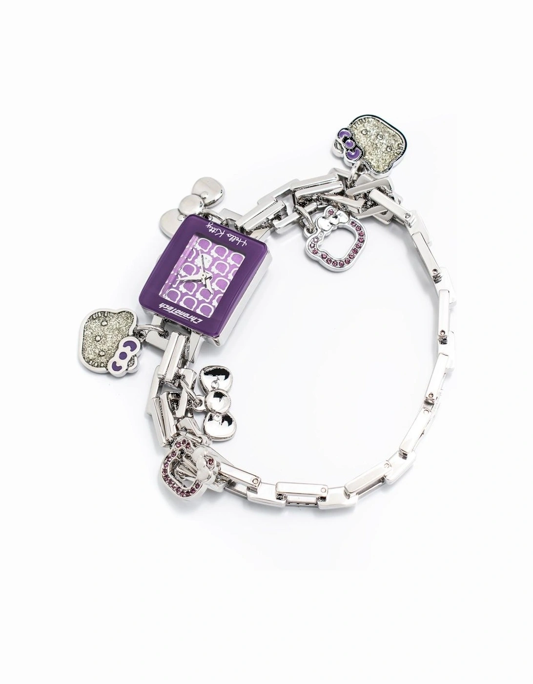 Quartz Steel Analog Watch with Lilac Dial Women - Silver Watches, 3 of 2
