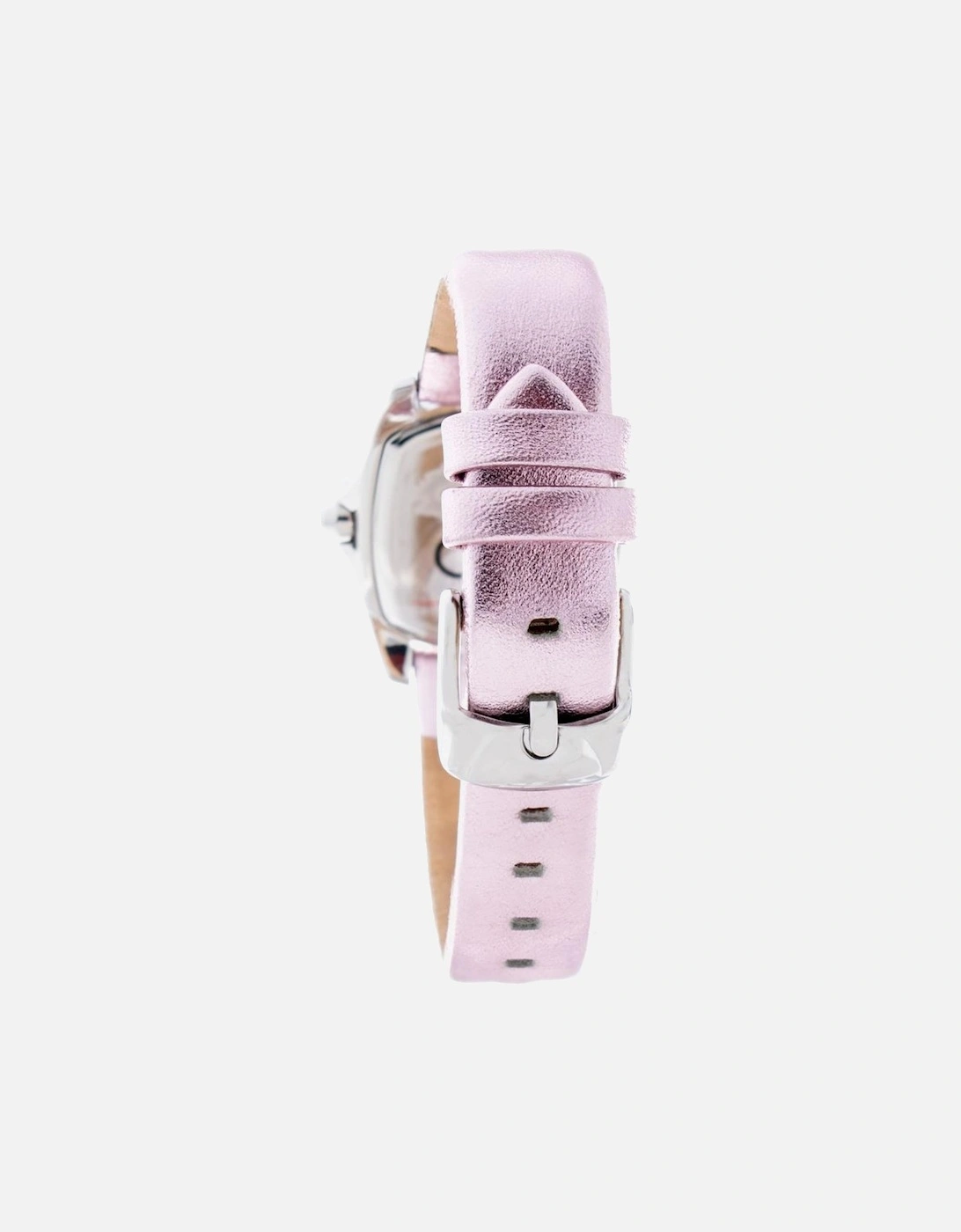 Quartz Analog Steel Case Leather Bracelet Watch Women - Multicolor