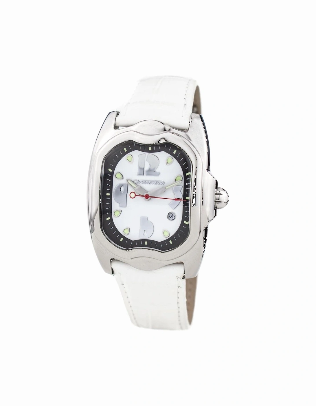 Quartz Analog Stainless Steel Case Leather Bracelet Watch Women -, 3 of 2