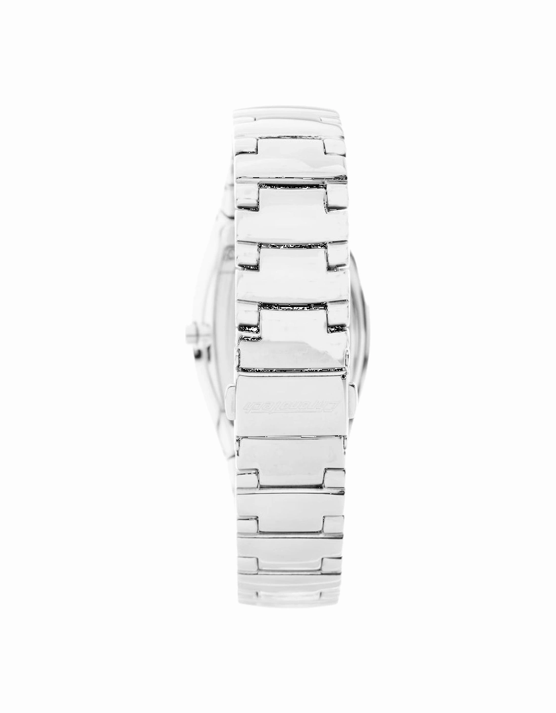 Quartz Steel Analog Watch with Pink Dial Women - Silver Watches