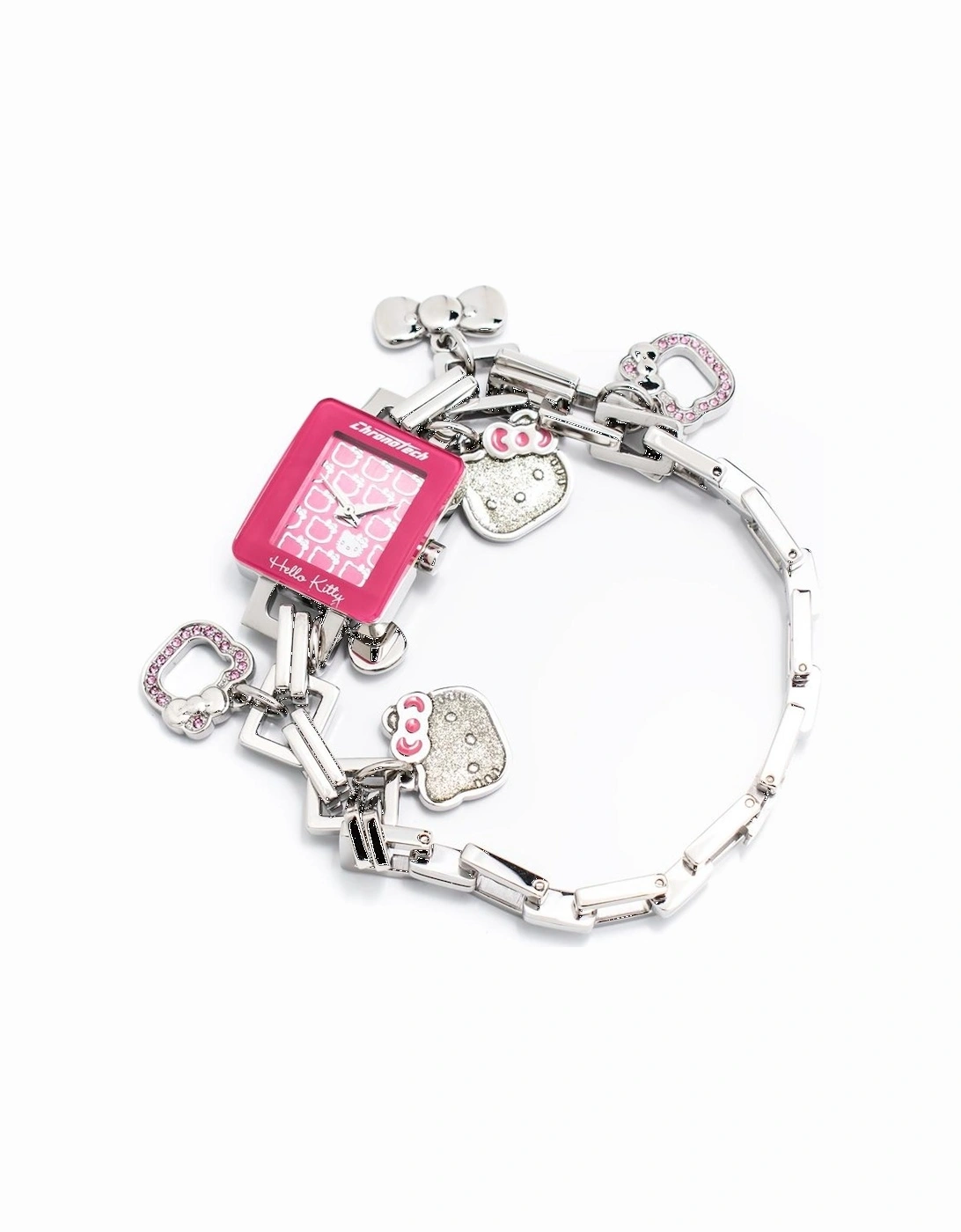 Quartz Analog Steel Watch with Pink Dial Women - Silver Watches, 3 of 2