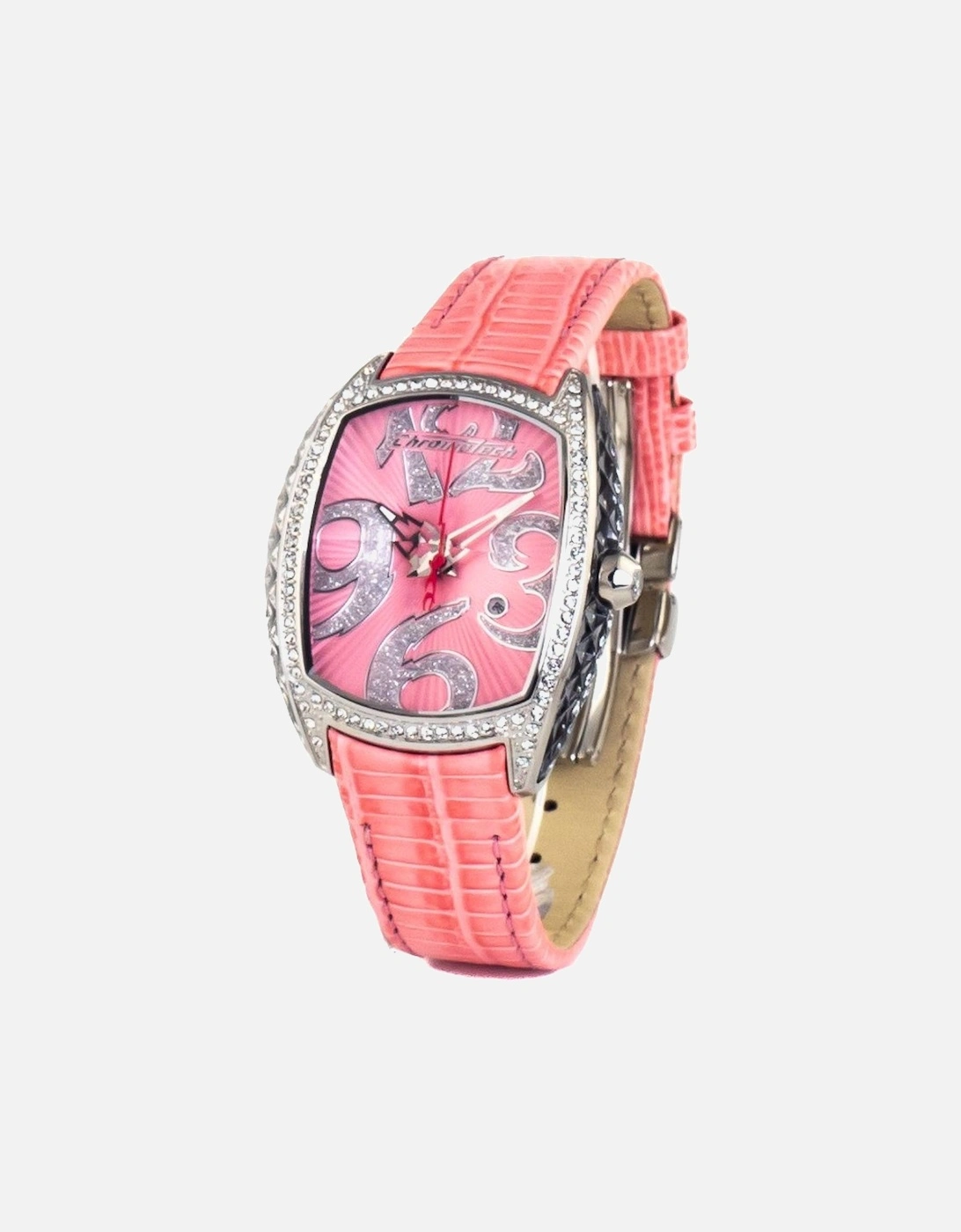 Quartz Steel Case Leather Bracelet Analog Watch Women - Multicolor, 3 of 2