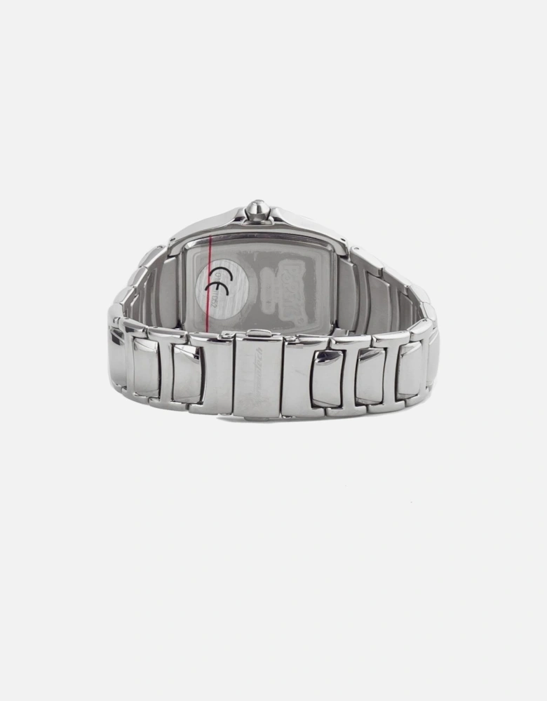 Quartz Analog Steel Case Watch Women - Silver Watches