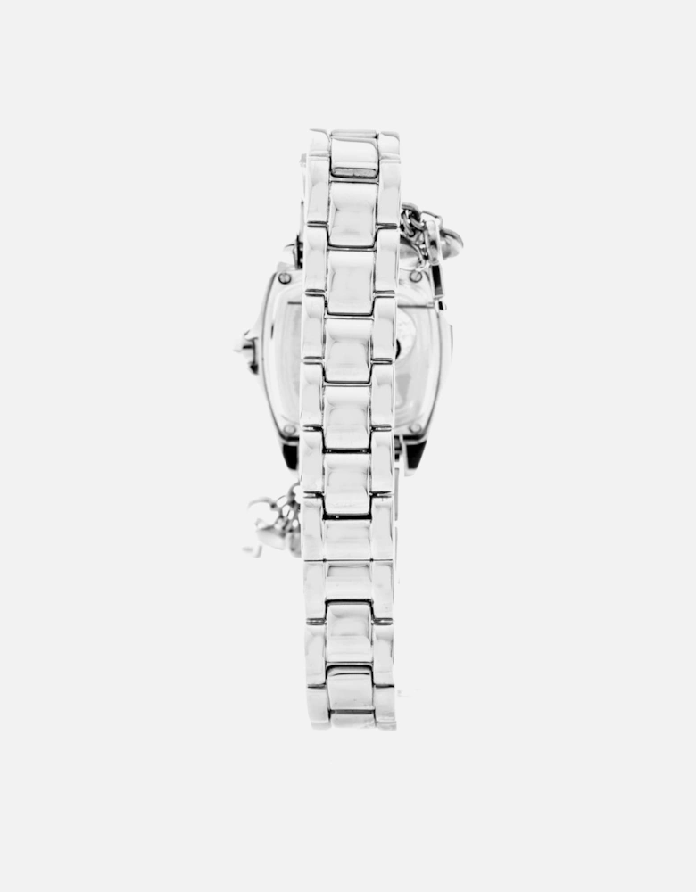 Quartz Analog Steel Watch with Mineral Glass Women - Silver Watches