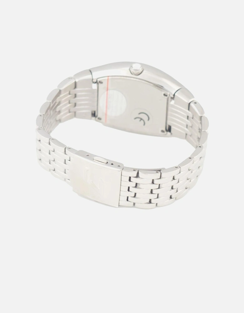 Quartz Analog Steel Case Watch Women - Silver Watches