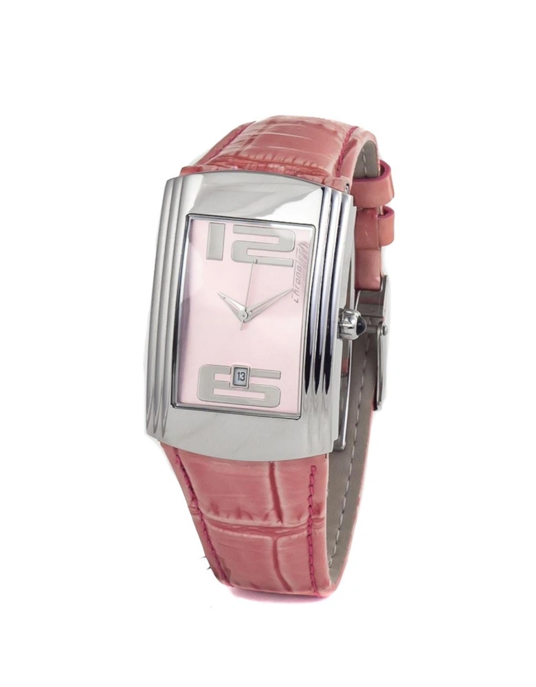 Quartz Analog Steel Case Leather Bracelet Watch Unisex - Multicolor