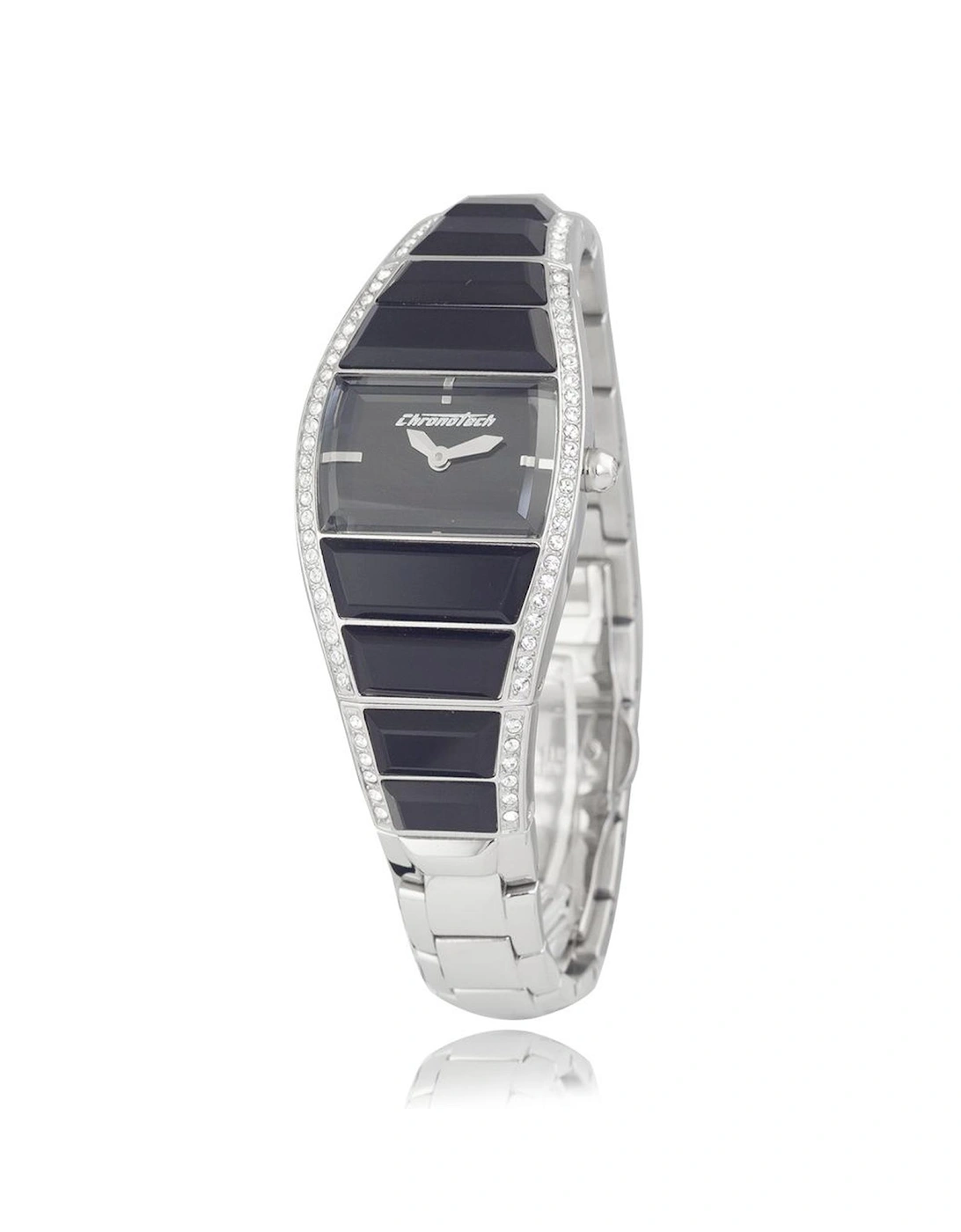 Steel Quartz Analog Watch with Mineral Glass Women - Silver Watches, 3 of 2