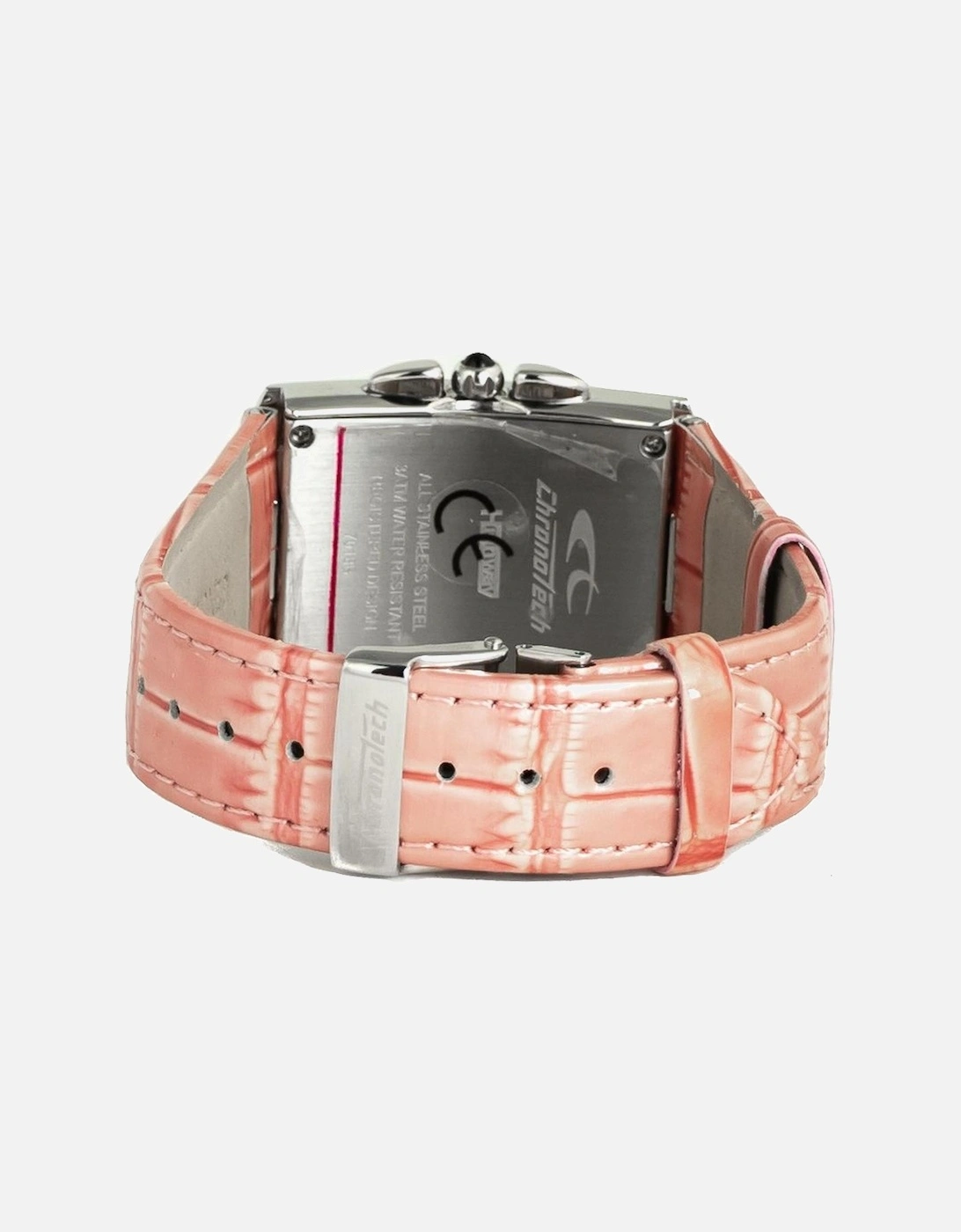Quartz Analog Steel Case Leather Bracelet Watch Women - Multicolor