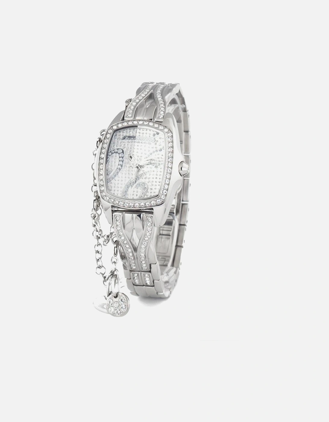 Steel Quartz Analog Watch with Mineral Glass Women - Silver Watches, 3 of 2