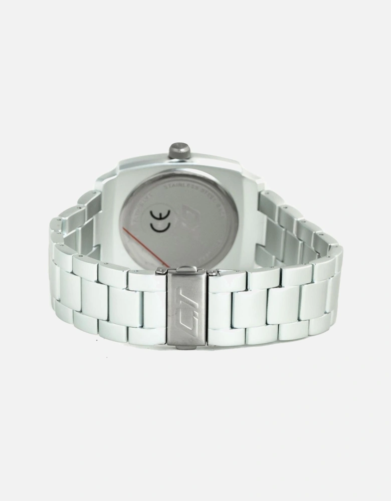 Quartz Analog Steel Case Watch Unisex - Silver Unisex Watches