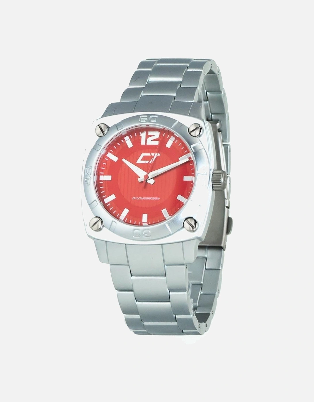Quartz Analog Steel Case Watch Unisex - Silver Unisex Watches, 3 of 2