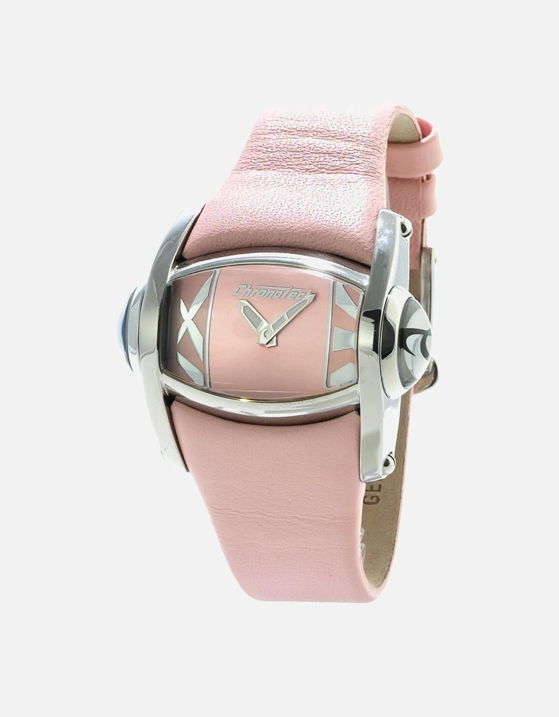 Quartz Analog Steel Case Leather Bracelet Watch Women - Multicolor, 3 of 2