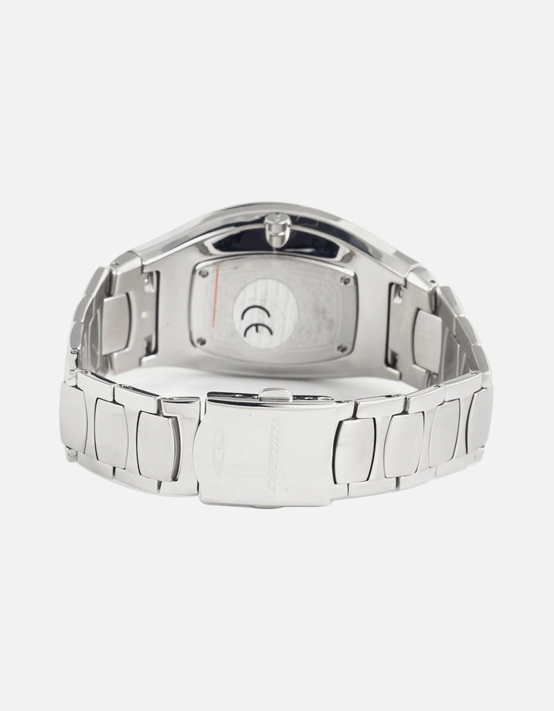 Steel Quartz Analog Watch with UV Filter Women - Silver Watches