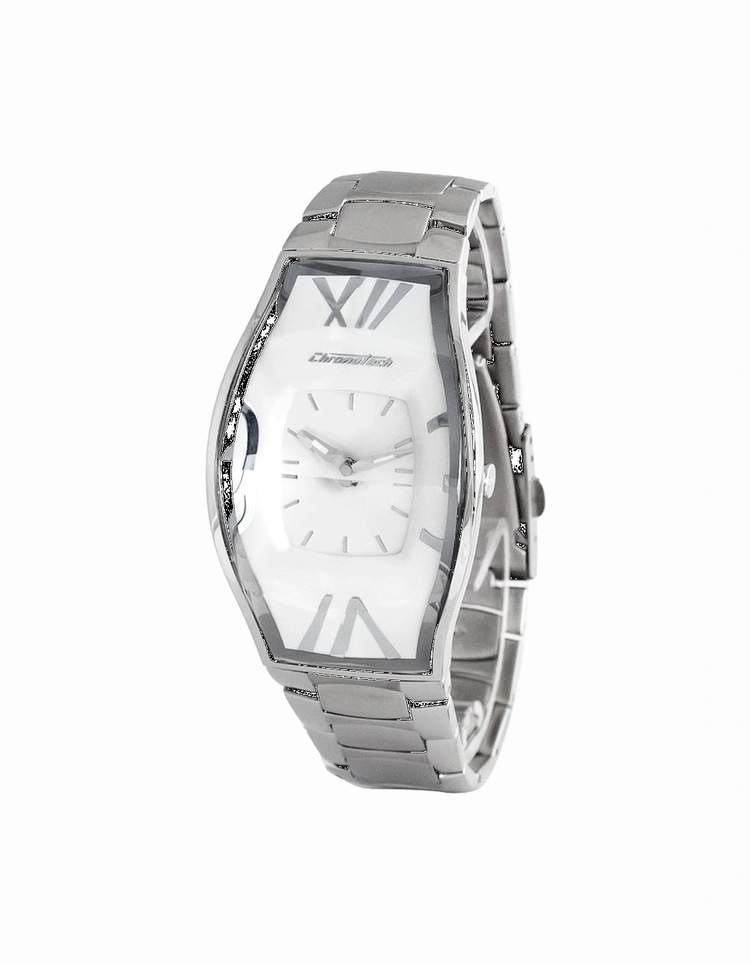 Steel Quartz Analog Watch with Mineral Glass Women - Silver Watches, 3 of 2