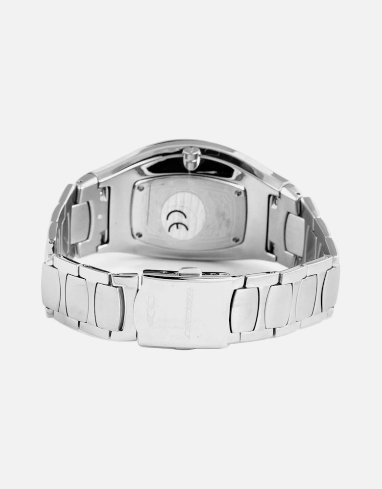 Steel Quartz Analog Watch with Mineral Glass Women - Silver Watches