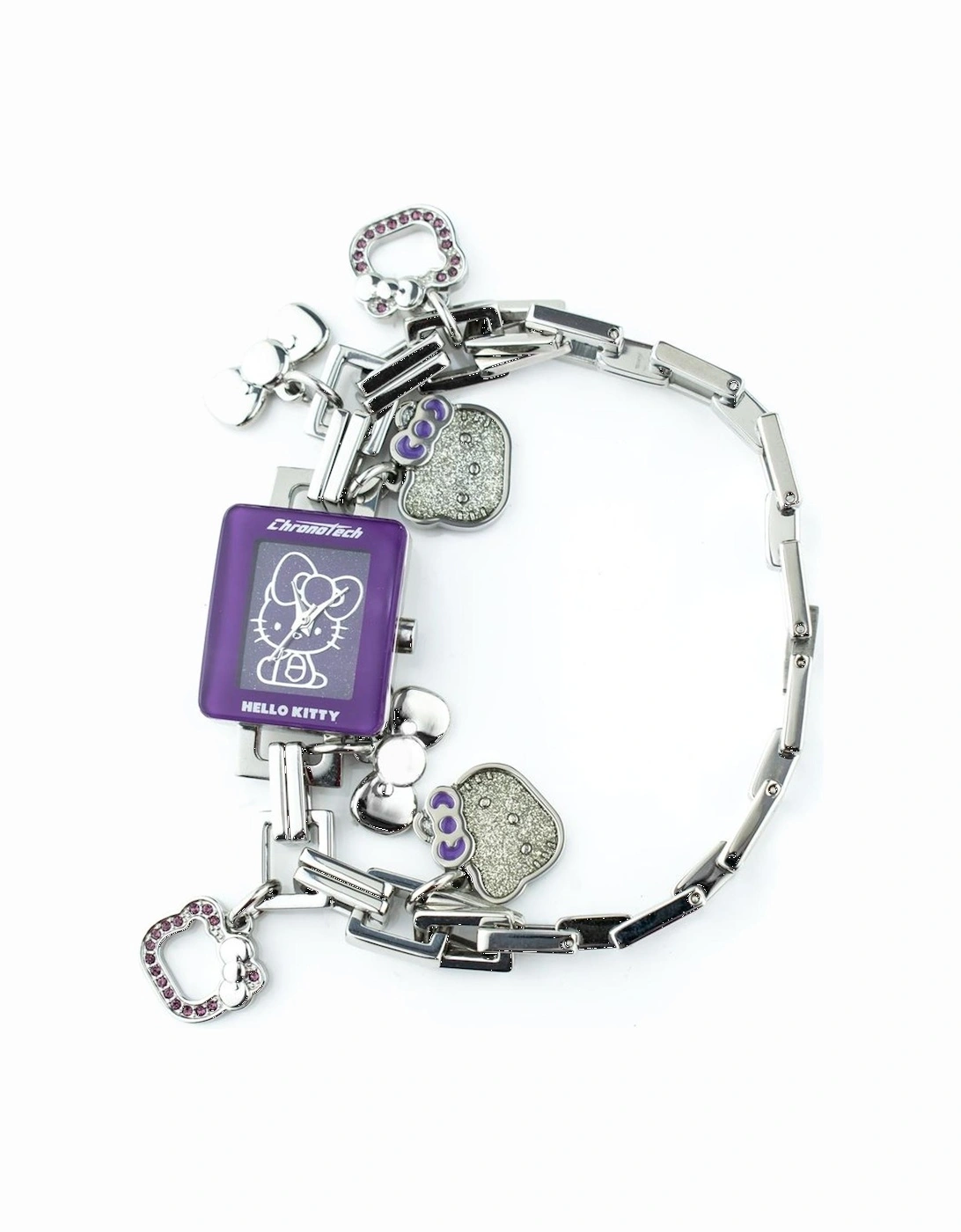 Steel Quartz Analog Watch with Lilac Dial Women - Silver Watches, 3 of 2