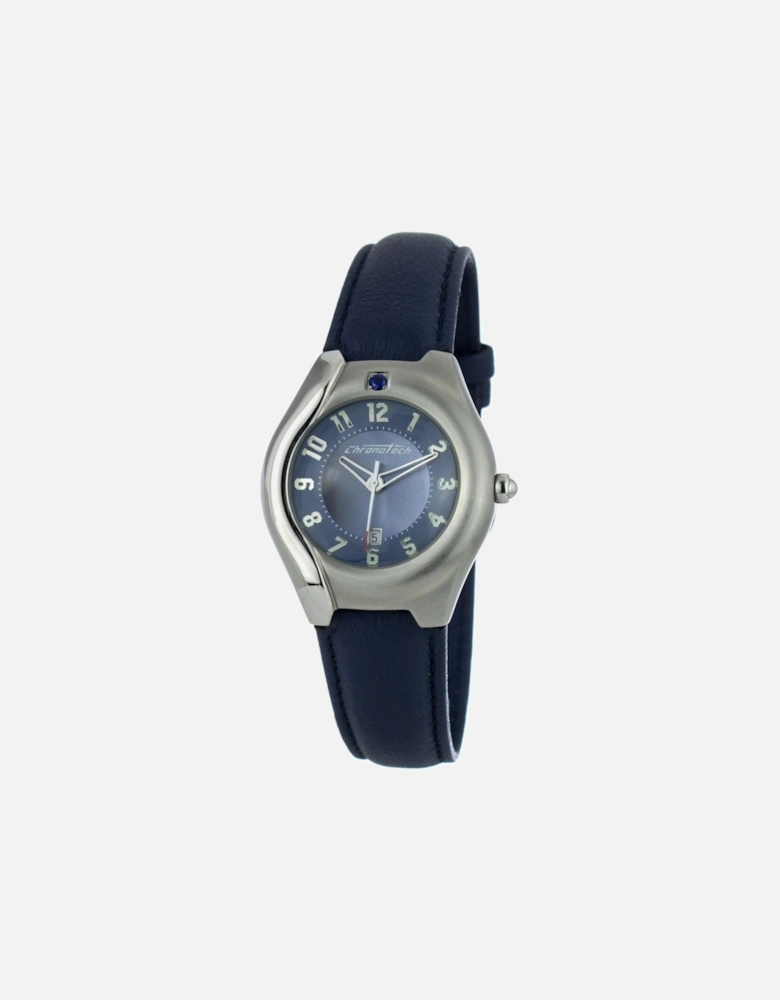 Steel Quartz Chronograph Analog Watch Women - Silver Watches